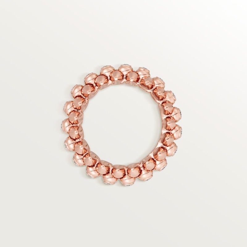Clash de Cartier ring, medium model, paved Clash de Cartier ring, medium model, paved