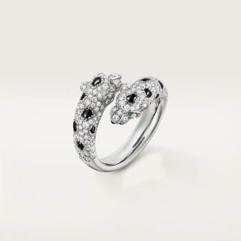 Panthère de Cartier ring, semi-paved