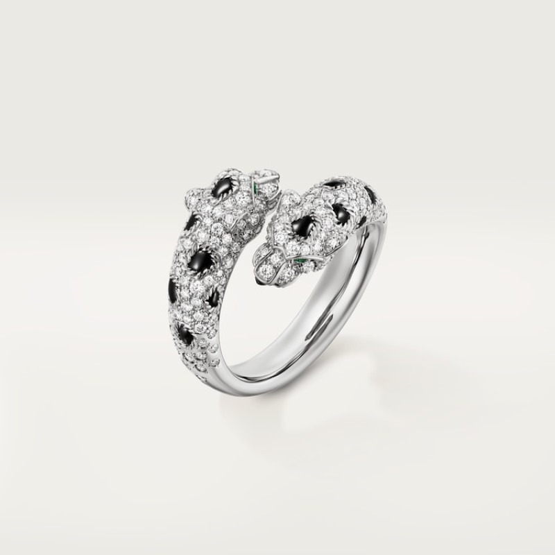 Panthère de Cartier ring, semi-paved