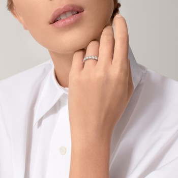Cartier Destinée wedding band, 4.1 mm width, paved Cartier Destinée wedding band, 4.1 mm width, paved