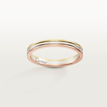 Vendome Louis Cartier wedding band, 2.5 mm width
