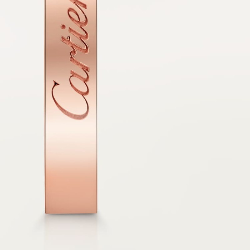 C de Cartier wedding band, 3 mm width