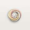 Cartier Trinity stud earrings, 2 diamonds