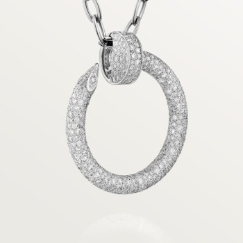 Cartier Juste un Clou long necklace, multiwear, extra-large model, paved