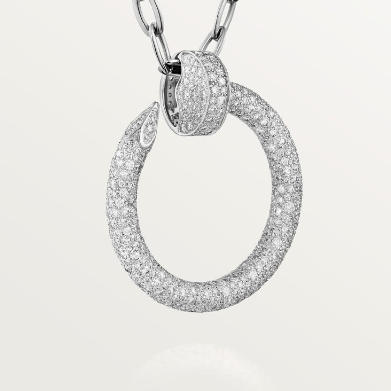 Cartier Juste un Clou long necklace, multiwear, extra-large model, paved Cartier Juste un Clou long necklace, multiwear, extra-large model, paved