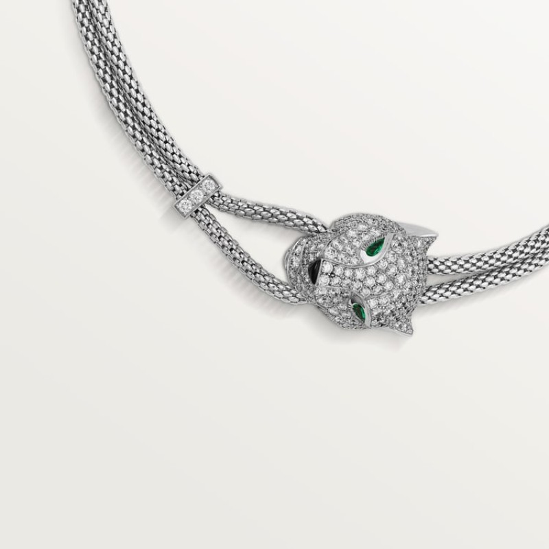 Cartier Panthère de Cartier necklace, paved
