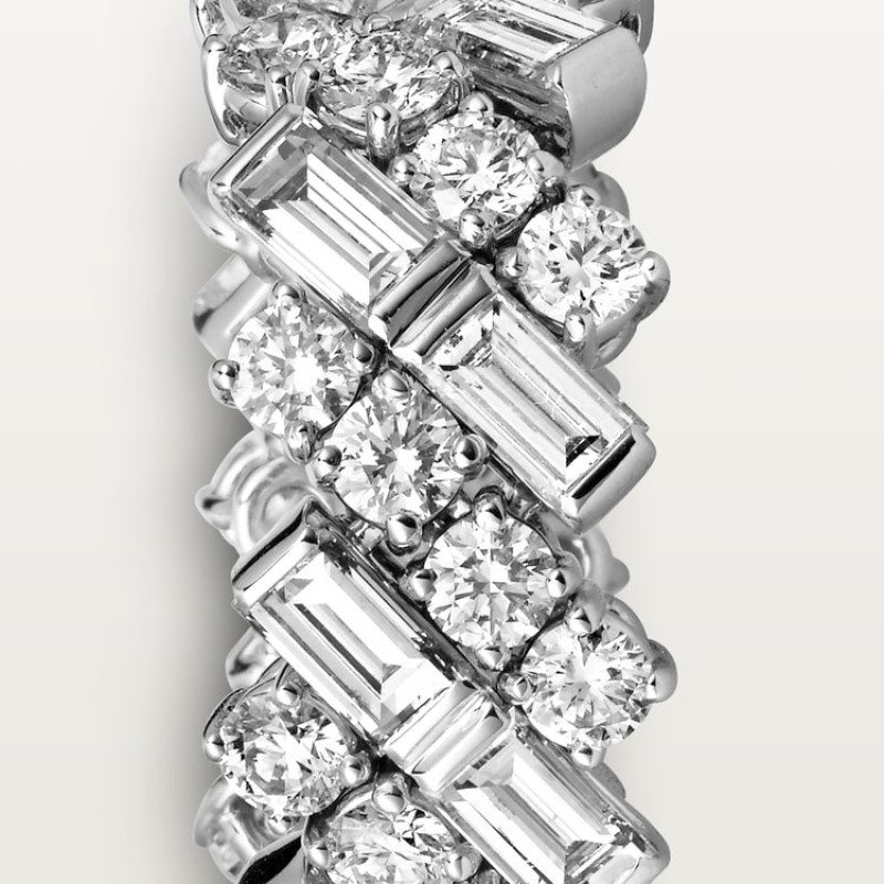 Reflection de Cartier wedding band, diamonds