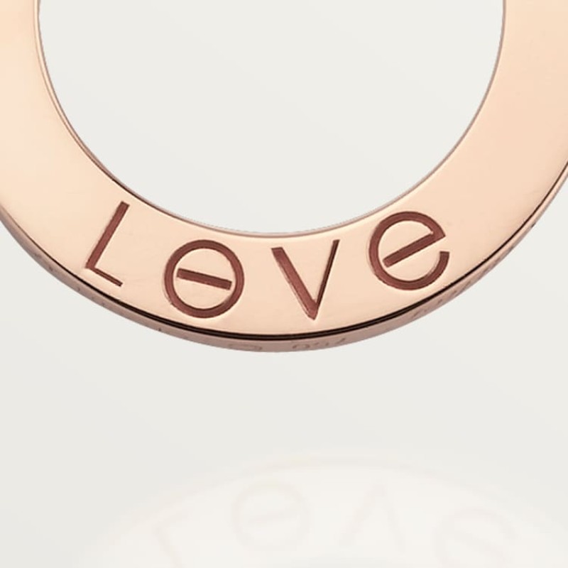 Cartier LOVE pendant, 3 diamonds