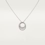 Cartier Etincelle de Cartier pendant, triple row, paved