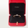 Etincelle de Cartier ring, emerald-cut diamond, paved