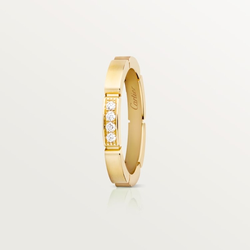 Cartier Maillon Panthère wedding ring, 4 diamonds Cartier Maillon Panthère wedding ring, 4 diamonds