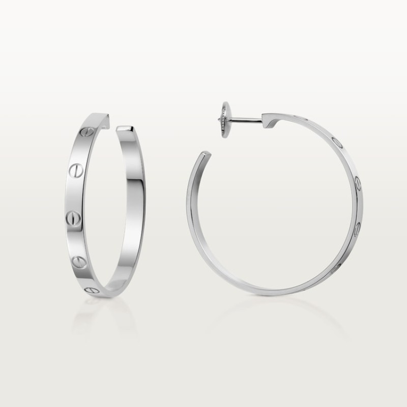 Cartier LOVE hoop earrings, large model