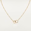 Cartier LOVE pendant, half-paved