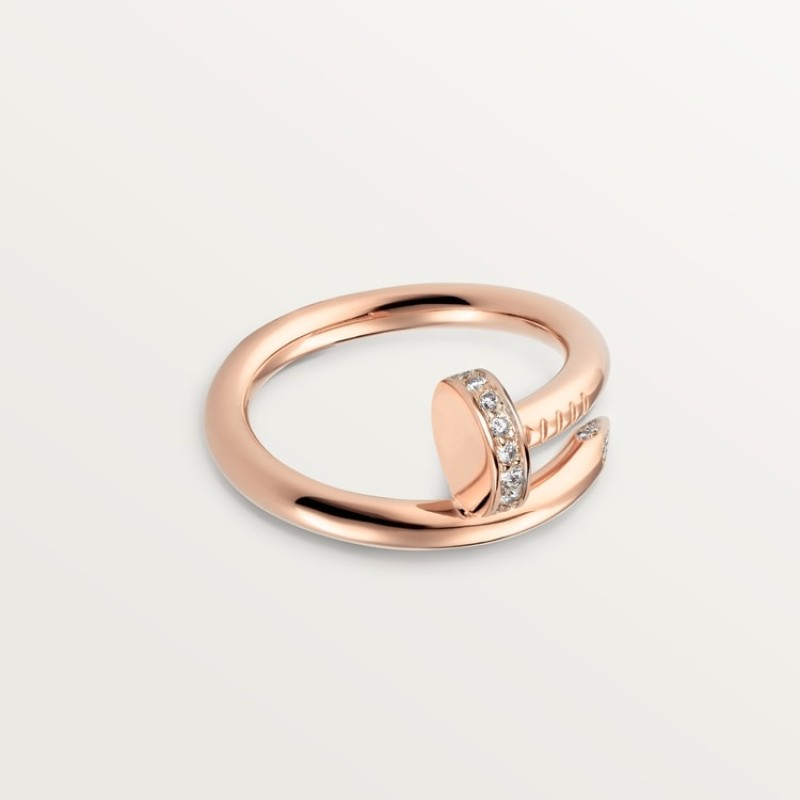 Cartier Juste un Clou ring, classic model, diamonds