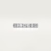 Cartier Destinée wedding band, 4.1 mm width, paved