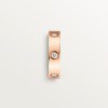 LOVE ring, classic model, 6 diamonds