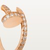 Cartier Juste un Clou hoop earrings, small model, paved Cartier Juste un Clou hoop earrings, small model, paved