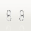 Cartier LOVE earrings, multiwear, half-paved Cartier LOVE earrings, multiwear, half-paved