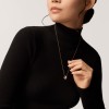 Cartier Trinity pendant, cushion-shaped, half-paved