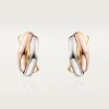 Cartier Trinity earrings, cushion-shaped