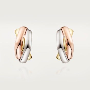 Cartier Trinity earrings, cushion-shaped