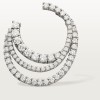 Cartier Etincelle de Cartier hoop earrings, triple row, paved Cartier Etincelle de Cartier hoop earrings, triple row, paved