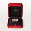 Cartier Maillon Panthère ring, triple row, paved