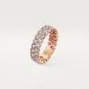 Broderie de Cartier wedding band, double row, diamonds