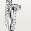 Cartier Juste un Clou ring, small model, half-paved