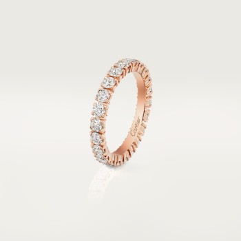 Cartier Destinée wedding band, 3.3 mm width, paved