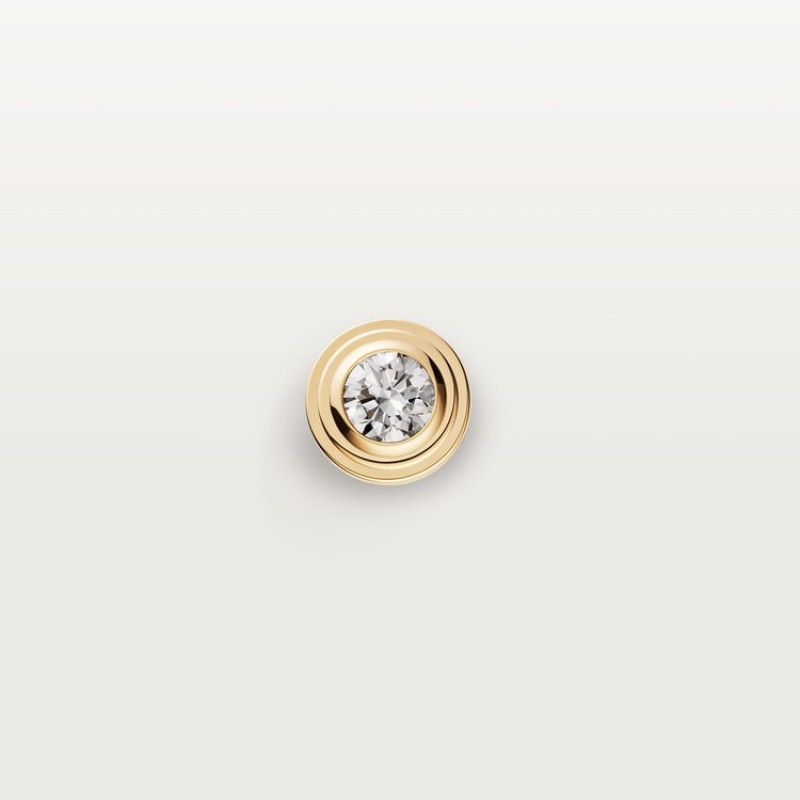Cartier Cartier d’Amour stud earrings, 2 diamonds, mini model