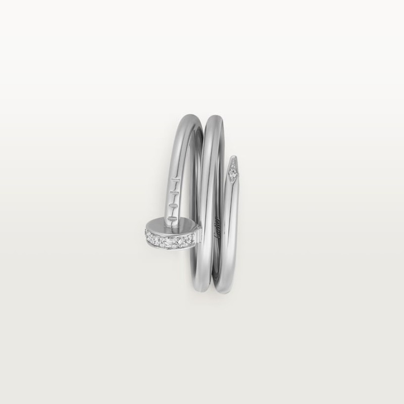 Cartier Juste un Clou ring, double, diamonds Cartier Juste un Clou ring, double, diamonds