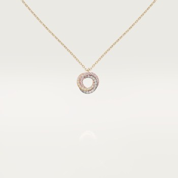 Cartier Trinity pendant, paved