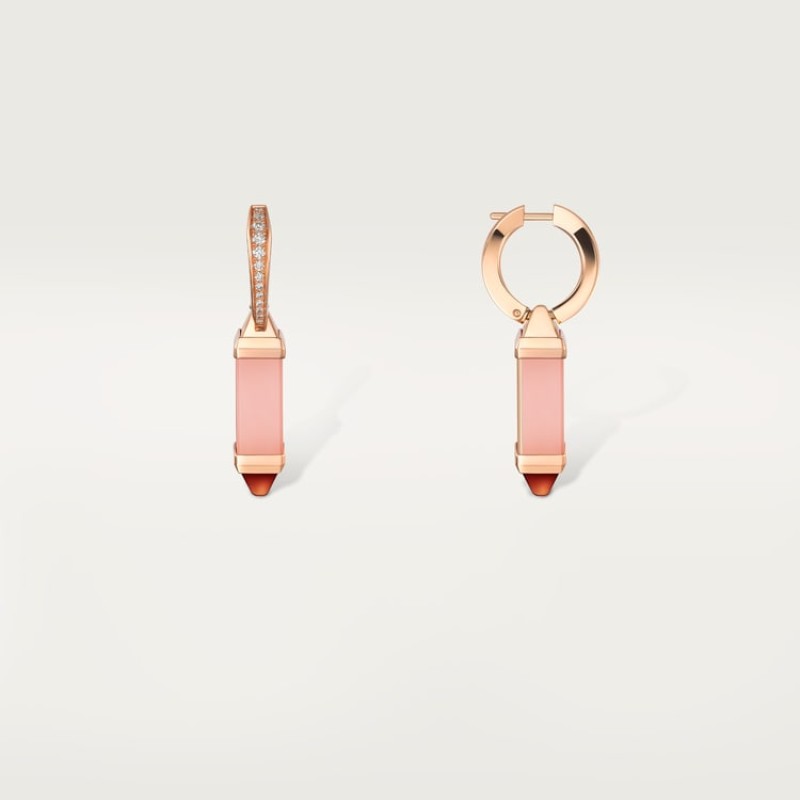 Cartier Les Berlingots de Cartier sleeper earrings, diamonds