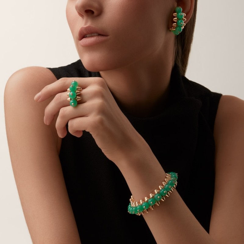 Cartier Clash de Cartier single earring, chrysoprase, extra-large model