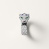 Panthère de Cartier ring, medium model, half-paved Panthère de Cartier ring, medium model, half-paved
