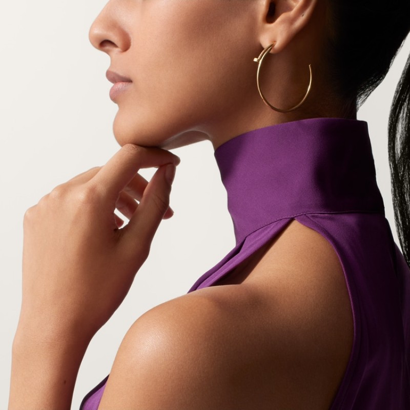 Cartier Juste un Clou hoop earrings, large model