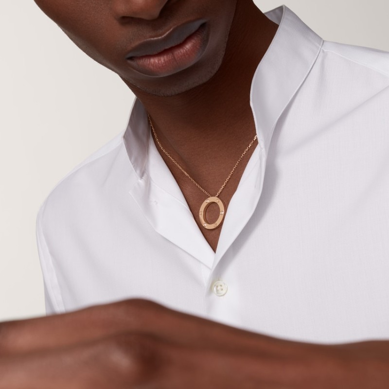Cartier LOVE pendant, 3 diamonds