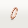 C de Cartier wedding band, 3 mm width, 1 diamond