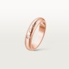 C de Cartier wedding ring, 4 mm width, 1 diamond C de Cartier wedding ring, 4 mm width, 1 diamond