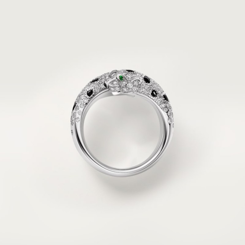 Panthère de Cartier ring, semi-paved