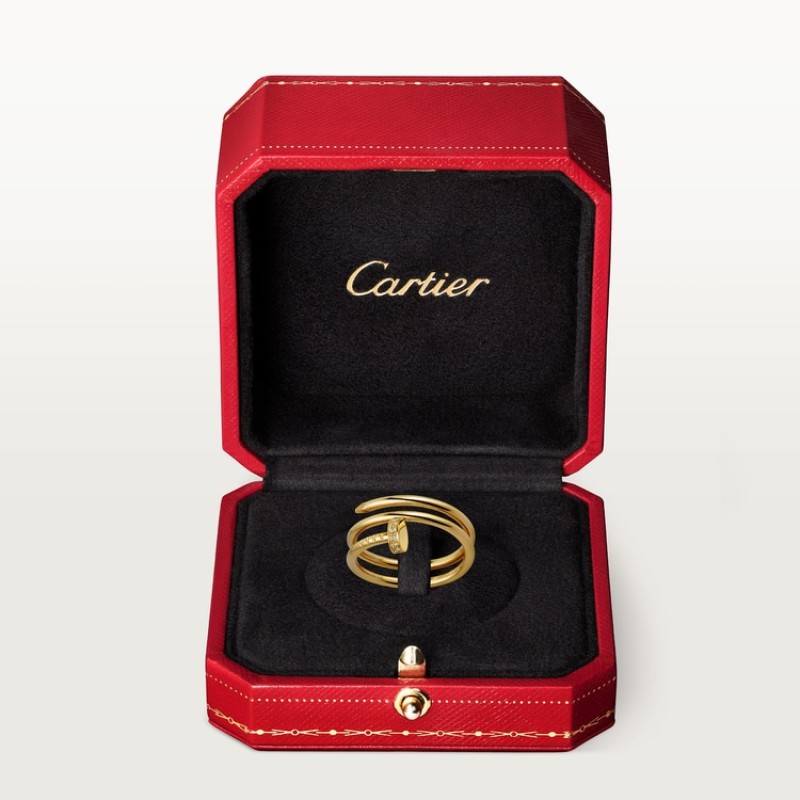 Cartier Juste un Clou ring, double, diamonds Cartier Juste un Clou ring, double, diamonds