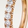 Etincelle de Cartier wedding band, 3.5 mm width, semi-paved Etincelle de Cartier wedding band, 3.5 mm width, semi-paved