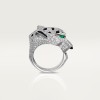 Panthère de Cartier ring, paved Panthère de Cartier ring, paved