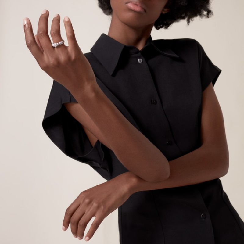 Panthère de Cartier ring, small model, paved