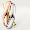 Cartier Trinity earrings, cushion-shaped