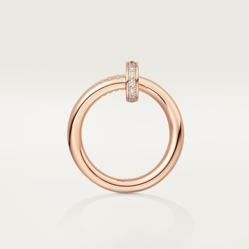 Cartier Juste un Clou ring, classic model, diamonds