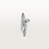Cartier Juste un Clou ring, small model, half-paved