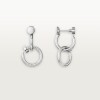 Cartier Juste un Clou earrings, double Cartier Juste un Clou earrings, double