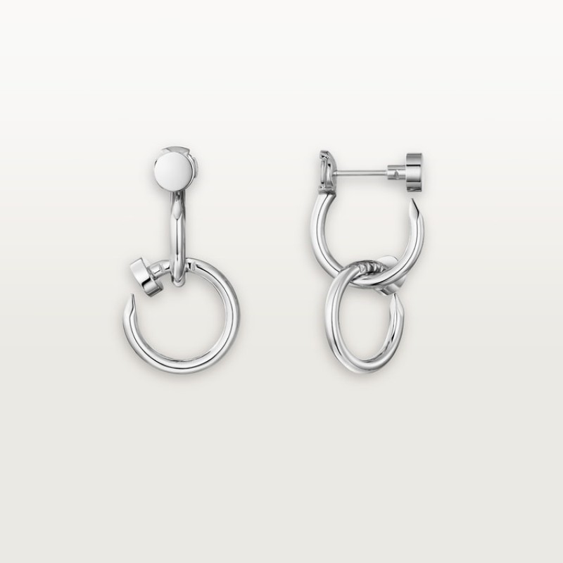 Cartier Juste un Clou earrings, double Cartier Juste un Clou earrings, double